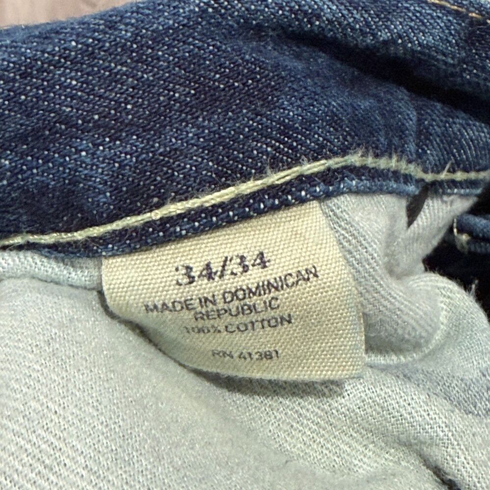 Polo Ralph Lauren Classic 867 Mens Straight Denim Blue Jeans 36x34 Designer - Picture 3 of 7